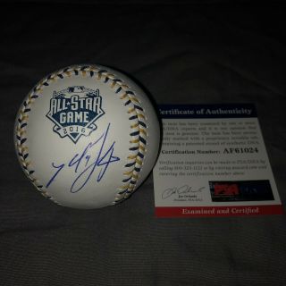 Madison Bumgarner Signed Autographed 2016 All Star Game Asg Baseball Psa Dna