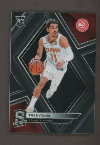2018 - 19 Spectra Trae Young Hawks Rc Rookie /175