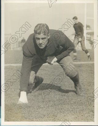 1928 Columbia Lions Football Player Tackle Horace Lavenport Press Photo