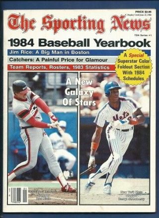 The Sporting News 1984 Baseball Yearbook Darryl Strawberry