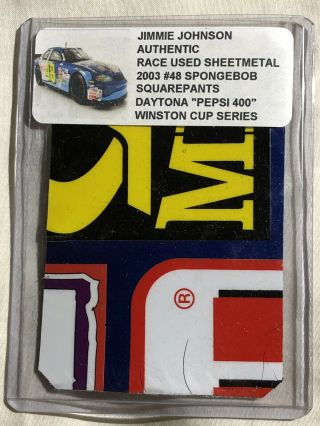 2003 Jimmie Johnson 48 Nascar Race Sheetmetal,  Daytona