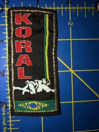 Koral Fight Co.  Company Jiu - Jitsu Team Kimonos Patch Martial Arts Brazil Usa A3