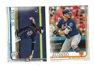 2019 Topps Series 1 & 2 Complete Set (1 - 350,  351 - 700) Pete Alonso/ Tatis Rookie