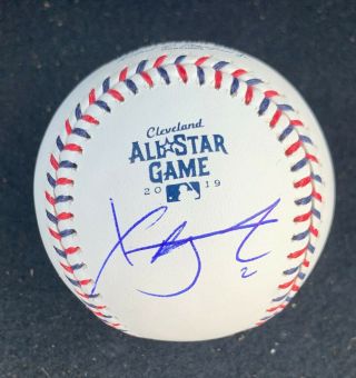 Xander Bogaerts Signed Autograph 2019 All Star Baseball Boston Red Sox Game