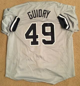Ron Guidry Authentic Signed Autographed Yankees Mlb Baseball Jersey Ssm