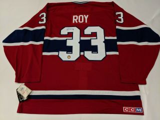 Patrick Roy Montreal Canadiens Autographed Jersey Ccm