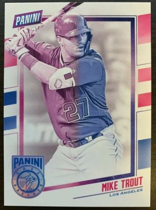 2019 Panini National Case Breaker Exclusive Mike Trout Ssp - Bin Steal