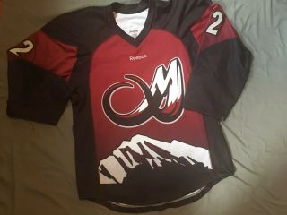 Game Worn Signed Colorado Mammoth Jersey Park 12