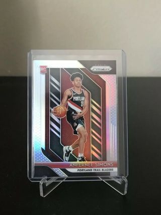 2018 - 19 Anfernee Simons Prizm Silver Rookie Card Rc