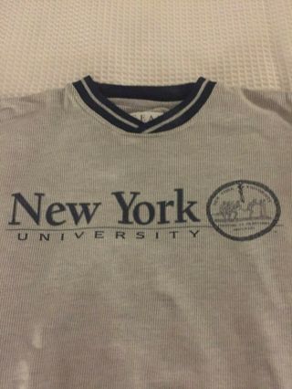 Vtg.  York University Crew Sweatshirt (l) Pre - Owned By Gear For Sports