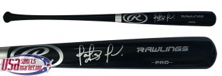 Fernando Tatis Jr.  Padres Autographed Black Rawlings Baseball Bat Jsa Auth