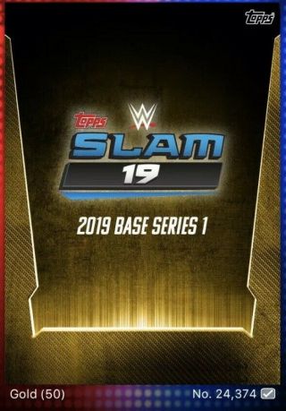 2019 WWE SLAM Mandy Rose Gold Rush Base 50 CC Digital Card 2