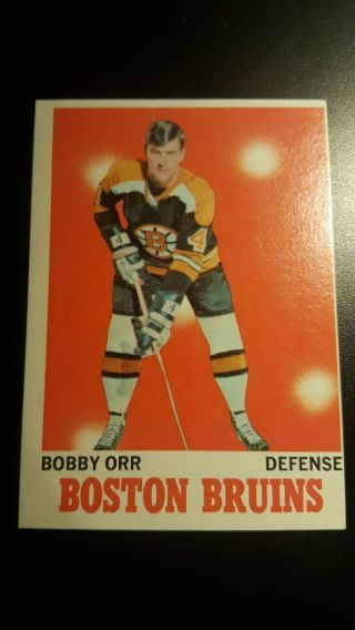 1970 - 71 Topps Bobby Orr 3 Ex,