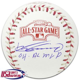 Vladimir Guerrero Angels Signed Autographed 2004 All Star Game Baseball Jsa Auth