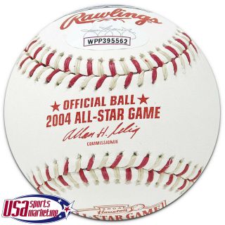 Vladimir Guerrero Angels Signed Autographed 2004 All Star Game Baseball JSA Auth 2