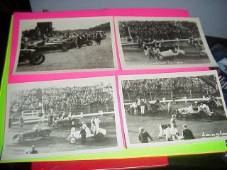 4 Vintage Race Car Photos Of Langhorn From 1938 5x7 Gloss More Coming On Site