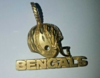 14k Gold Nfl Cincinnati Bengal 