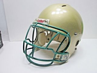 Riddell Notre Dame Fighting Irish Football Helmet Full Size Size LARGE Gold ND 3