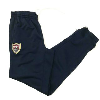 Nike Us Soccer Team Mens Sweatpants Usa Pants Navy Blue Size Medium.  J1