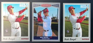 Nick Senzel 2019 Topps Heritage High Number Rookie Card Insert,  2 Base Rc Reds