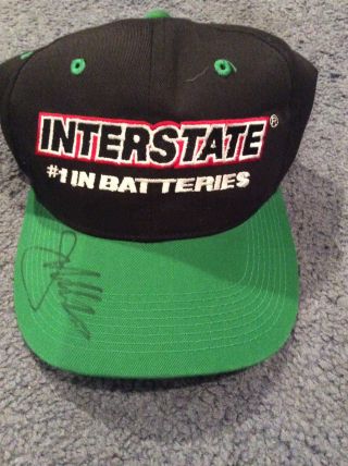 Nascar Joe Gibbs Owner Interstate Batteries Signed Racing Hat