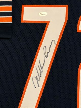 FRAMED CHICAGO BEARS WILLIAM PERRY THE FRIDGE AUTOGRAPHED SIGNED JERSEY JSA 3