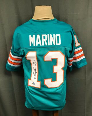 Dan Marino 13 Signed Miami Dolphins Jersey Autographed Sz Xl W/ Hologram Hof