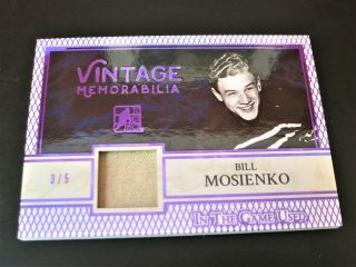 2017 Leaf Itg Bill Mosienko Patch 3/5 Jersey Relic Vintage Memorabilia Hof