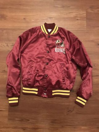 Vintage Chalkline Washington Redskins Nfl Football Jacket Coat Sz 14/16 Kids