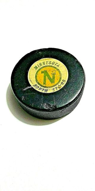 Vintage Nhl Minnesota North Stars Viceroy Made In Canada Hockey Puck