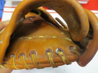 vintage - TED WILLIAMS Baseball - Glove - Sears - Roebuck PROFESSIONAL MODEL16173 - Rare 5