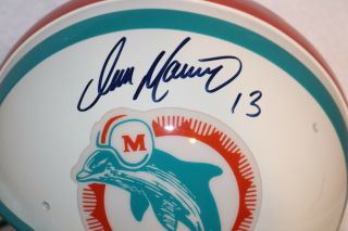 Dan Marino Signed Authentic Proline Helmet,  Miami Dolphins NO w/ Key chain 2
