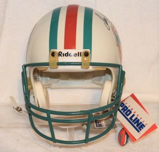 Dan Marino Signed Authentic Proline Helmet,  Miami Dolphins NO w/ Key chain 5
