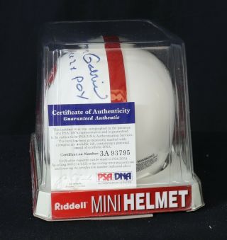 N.  Carolina State Roman Gabriel signed Collegiate Mini Helmet PSA/COA 3