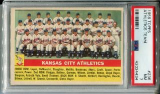 1956 Topps 236 Kansas City A 