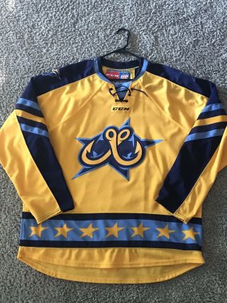 Ccm Echl 2018 All - Star Toledo Walleye Hooks Hockey Jersey Size Xl