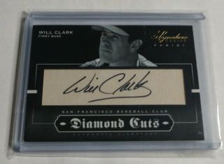 R4003 - Will Clark - 2012 Signature Series - Diamond Cuts Autograph - 15/25