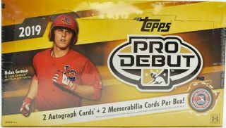 Chicago Cubs 2019 Topps Pro Debut 1/2 Case Break 6 Boxes 24 Hits 2