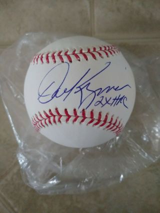 Dave Kingman Autographed Baseball Tristar Authenticated Inscription 2xhrc