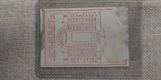 Antique Ohio State vs Illinois Football Ticket stub Nov.  20th 1926 Very Good Sha 2