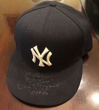 Phil Rizzuto Autographed Hat