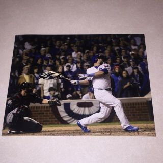 Kyle Schwarber Autographed Signed 8x10 Chicago Cubs World Series All Star
