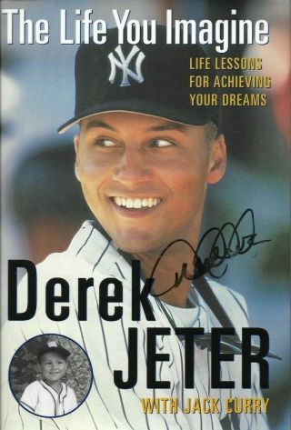 Derek Jeter Signed Autographed Book Jsa Yankees Auto