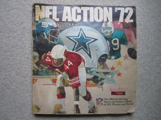 1972 Sunoco Nfl Action 56 Page Stamp Album Complete Set 624 Stamps