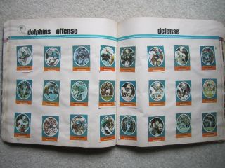 1972 Sunoco NFL Action 56 Page Stamp Album Complete Set 624 Stamps 5