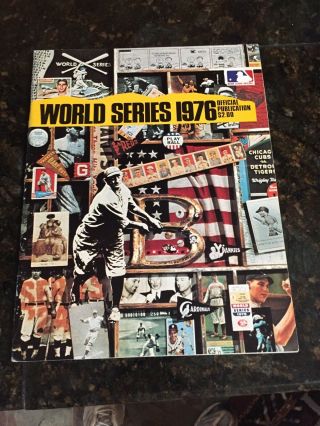 1976 World Series Ny Program - Yankees Vs.  Kansas City Royals