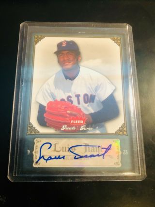 Luis Tiant 2006 Fleer Greats Of The Game Autograph Auto Boston Red Sox 62