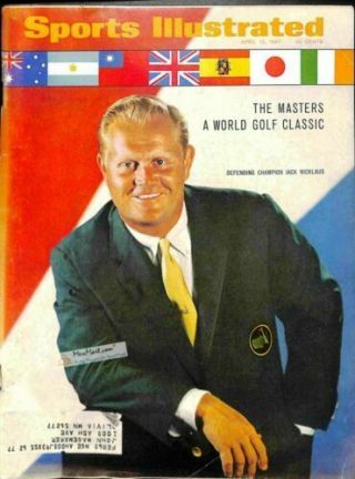 April 10,  1967 Jack Nicklaus Golf Sports Illustrated