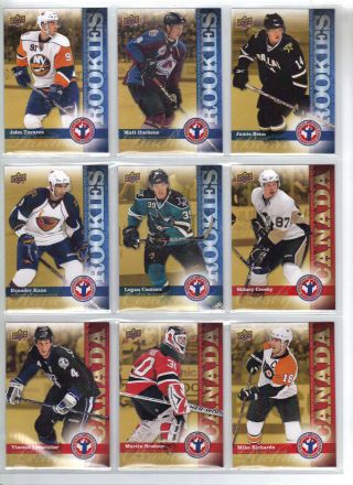 2009 - 10 Ud Upper Deck Nhcd National Hockey Card Day Complete Set (15 Cards)