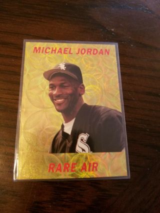 Michael Jordan Chicago White Sox Trading Card,  Rare 1 Of 10,  000